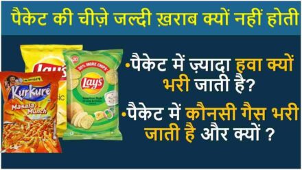 देखिए चिप्स कुरकुरे के पैकेट में गैस क्यों भरी जाती है | chips, kurkure packet me jldi khrab kyo nahi hote?