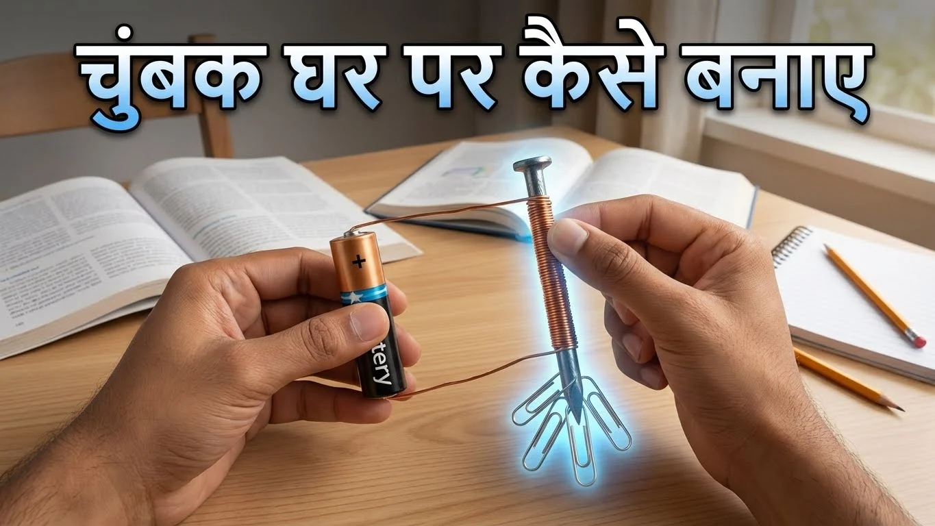 Magnet Science Experiments In Hindi : घर पर इलेक्ट्रोमैग्नेट कैसे बनाएं