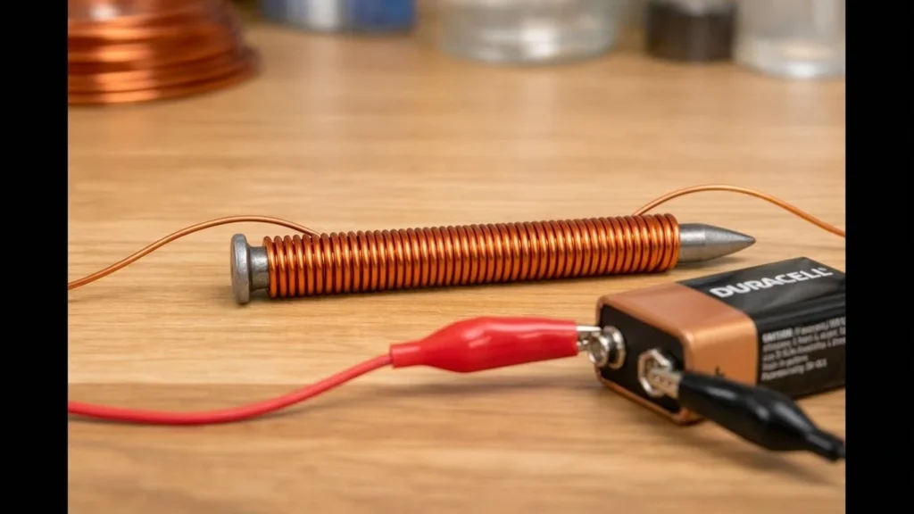 vidyut chumbak kaise banaye